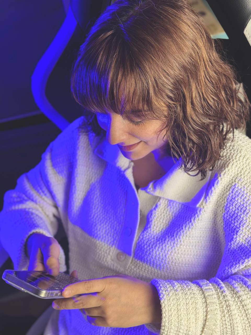 Irene trabajando